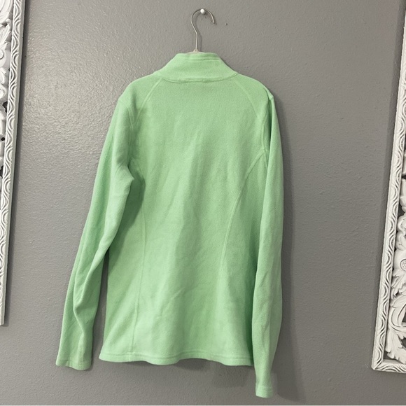 The North Face womens XSmall mint pastel green quarter zip pullover fleece sweat - Picture 6 of 6